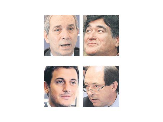 Julio Alak, Carlos Zannini, Julián Álvarez, Ernesto Sanz
