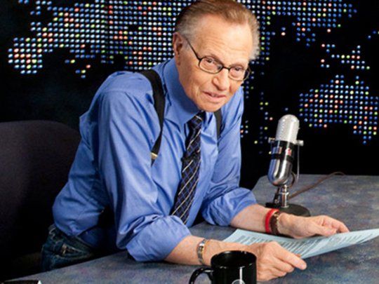 Las entrevistas de Larry King marcaron una época en la televisión.