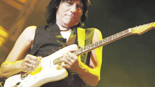 jeff beck. El revolucionario guitarrista murió anteanoche a los 78 años.