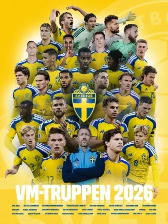 La nómina de Suecia, que contará con Isak y Gyökeres como máximos referentes de un plantel con bastante talento. La nómina de Suecia, que contará con Isak y Gyökeres como máximos referentes de un plantel con bastante talento.