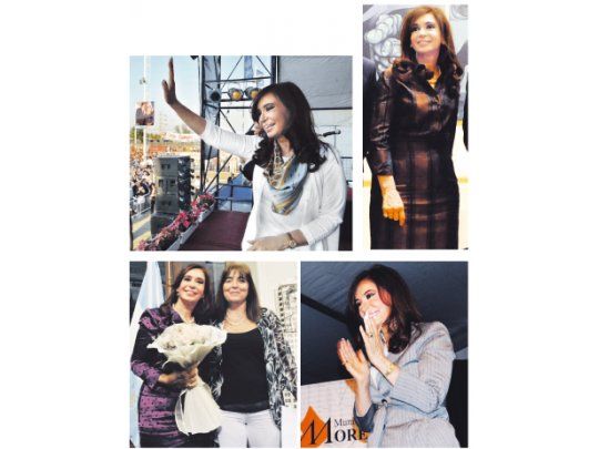 Desde el equipo naif hasta el vestido a cuadros, Cristina de Kirchner transcurrió la semana entre las más diversas estampas.
