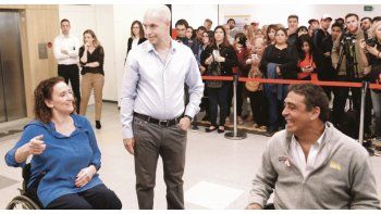 ámbito.com | Visita. Gabriela Michetti y Horacio Rodríguez Larreta, ayer en la inauguración de una sede comunal en la Ciudad de Buenos Aires.