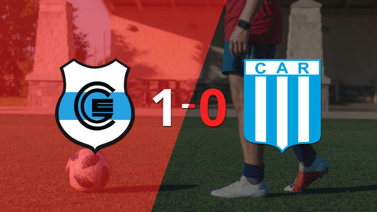 Gimnasia (J) was reached with a goal to defeat Racing (Cba) at the 23 de Agosto stadium