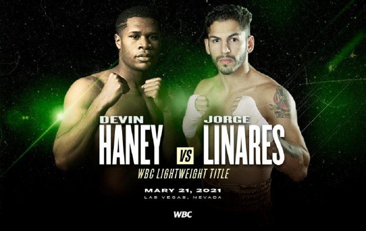 jorge linares vs devin haney: horario y donde ver en vivo el combate