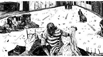 ámbito.com | Corvino. Un arte sobre la marginalidad y la pobreza en el mundo contemporáneo.