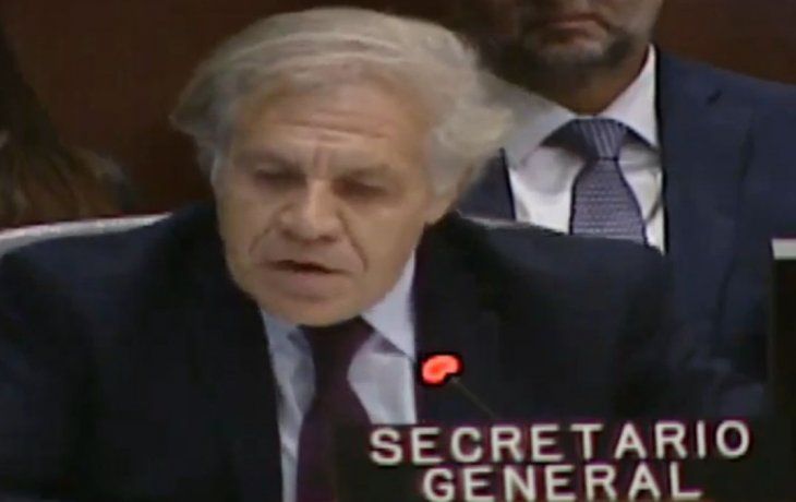 Luis Almagro, secretario general de la OEA.