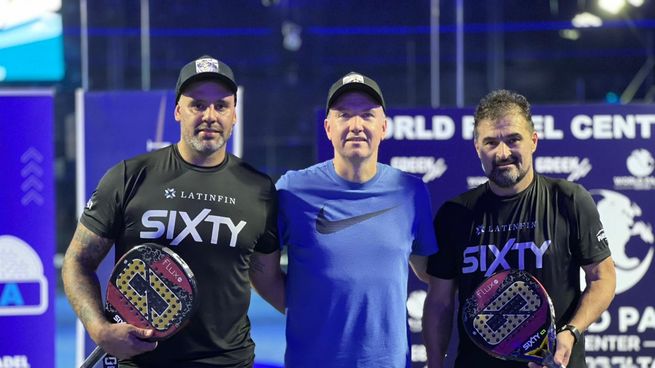 Benítez y Acuña, campeones del Masters de padel para exfutbolistas.