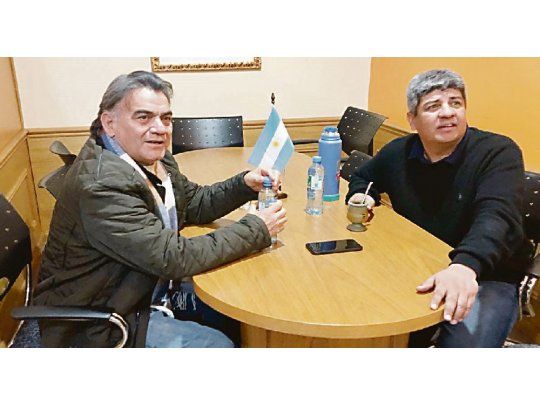 tregua. Enfrentados por años, ayer Francisco Gutiérrez (UOM) y Pablo Moyano pusieron fin a sus diferencias en pos de una alianza mayor en CGT.
