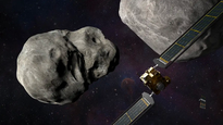 las primeras imagenes del impacto de dart contra el asteroide