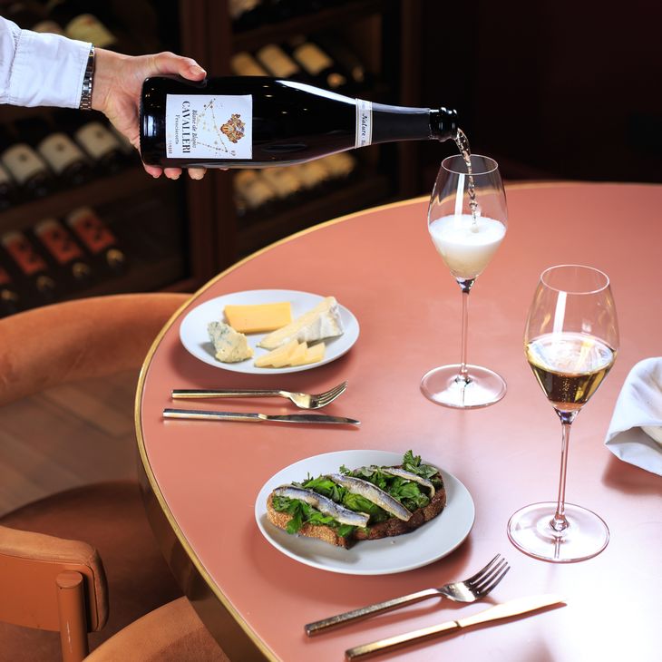 The soul of the proposal is in the Blanc de Blancs in Cavalleri. The soul of the proposal is in the Blanc de Blancs in Cavalleri.