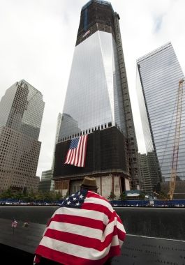 Monumento en conmemoración por los atentados del 11 de septiembre.