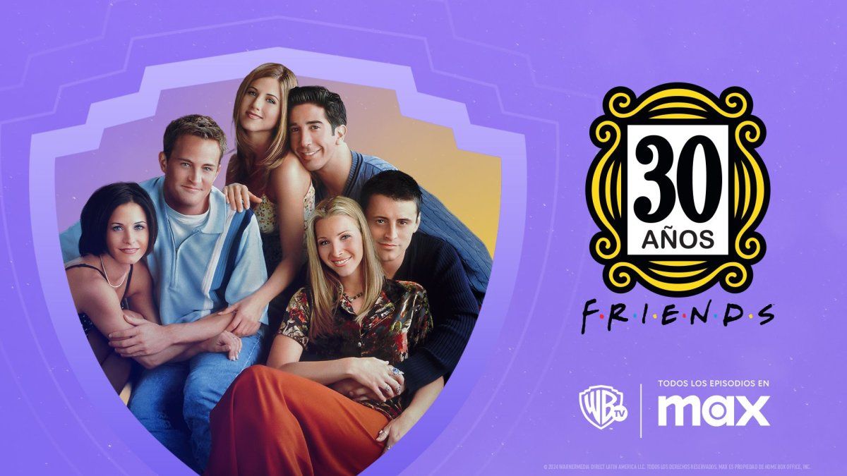 “Friends” turns 30: episode marathon on Warner Channel and specials on Max