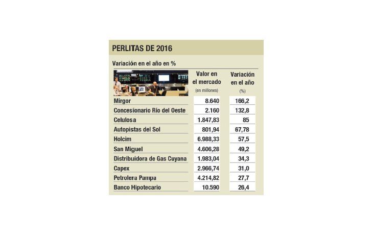 Empresas chicas, furor en Bolsa: dieron hasta 166%