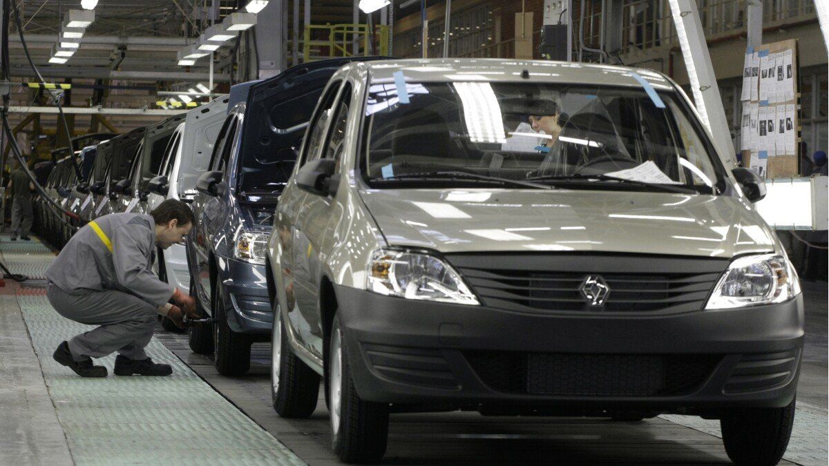 car production fell more than 22% annually