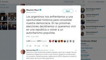 el argumento de macri para elegir a pichetto: es un hombre de estado