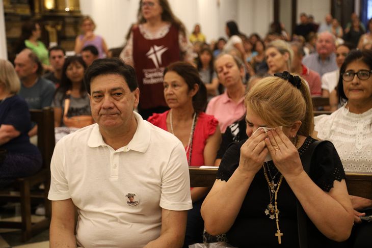 La ceremonia se realizó en la parroquia Santísimo Redentor, en el barrio porteño de Recoleta. La ceremonia se realizó en la parroquia Santísimo Redentor, en el barrio porteño de Recoleta.