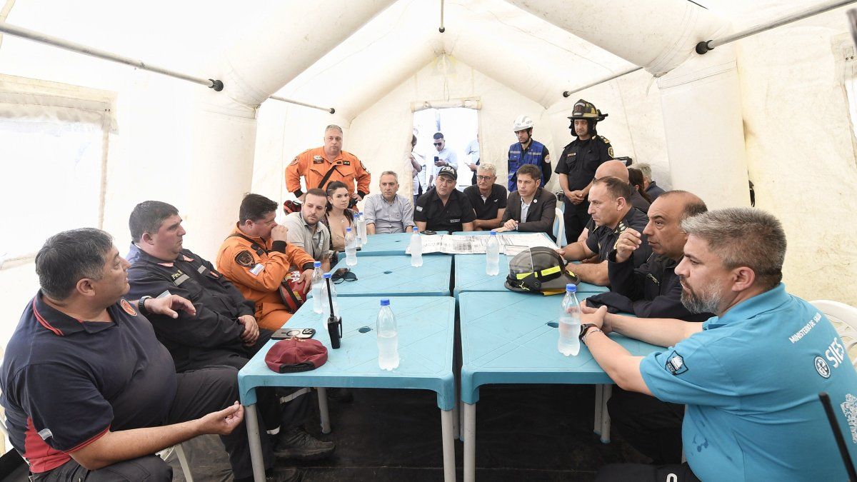 Axel Kicillof traveled to closely follow the operation