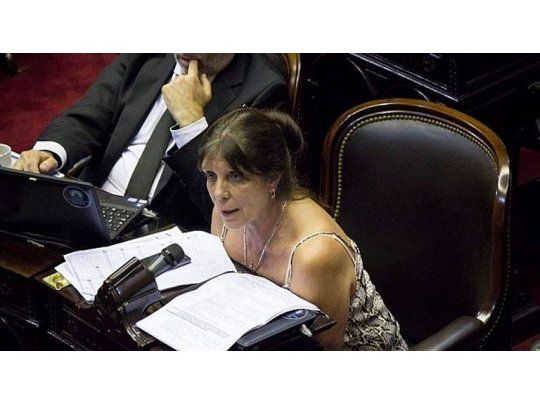 la diputada nacional por el FpV Marái Teresa García