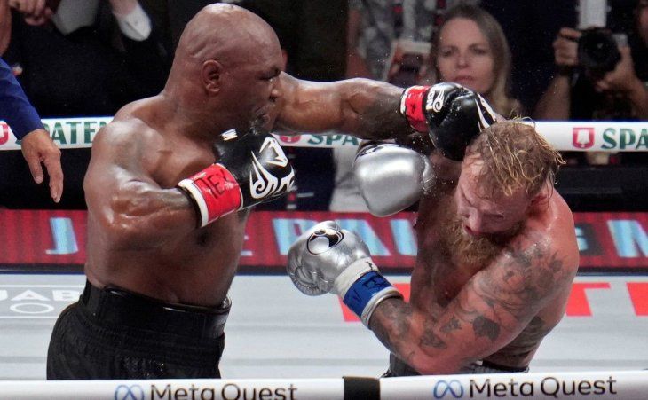 Jake Paul se llevó la victoria poe puntos ante Mike Tyson.