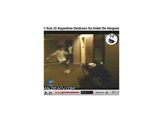 Los violentos festejos de los chicos del Sub 20 en Canadá