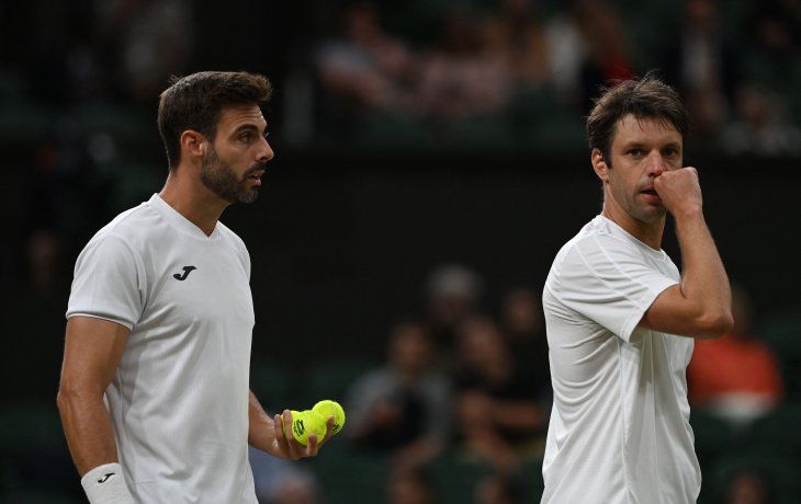 Granollers y Zeballos no pudieron en la final de Wimbledon.