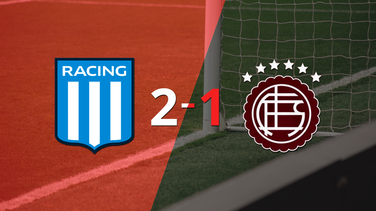 Racing Club victory over Lanús 2-1