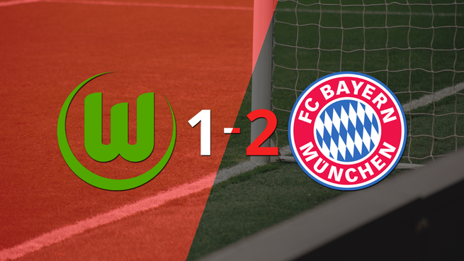 Bayern Múnich sacó el triunfo en casa de Wolfsburgo