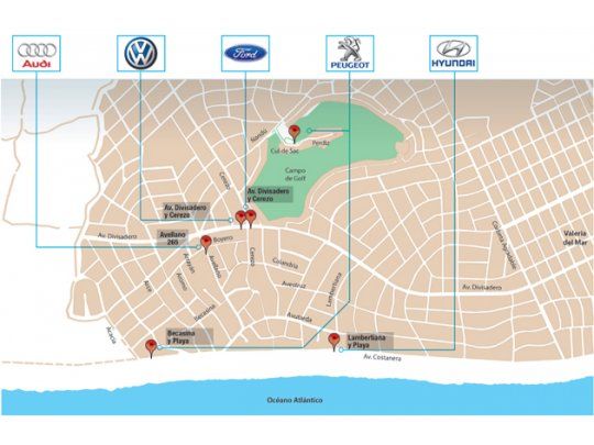 Los protagonistas en Cariló