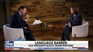 Kamala Harris fue entrevistada en Fox Knews por el presentador Bret Baier.