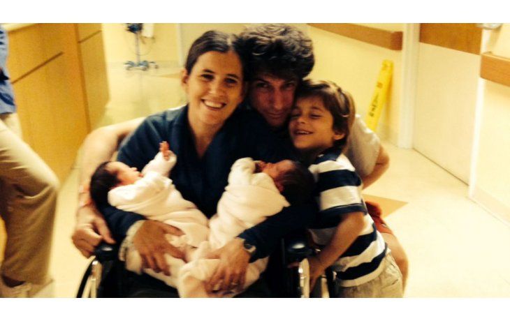 ámbito.com | La familia completa: Pablo, Lulú, Jerónimo, Olivia y Juana.