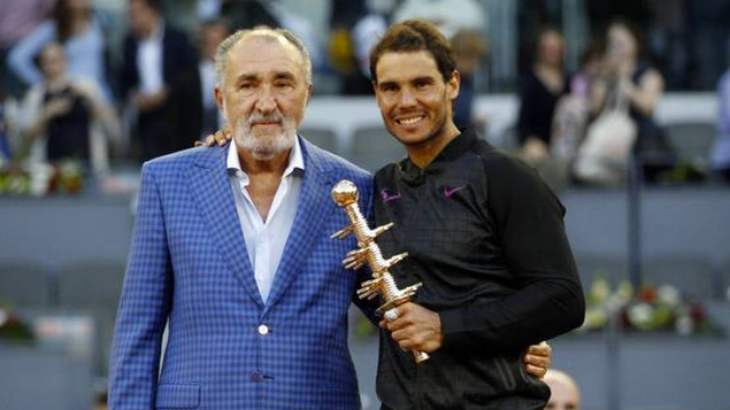 Rafael Nadal y Ión Tiriac