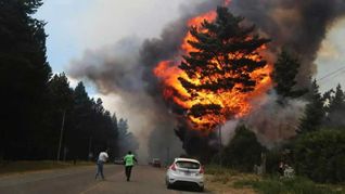 ámbito.com | INCENDIO EL BOLSON