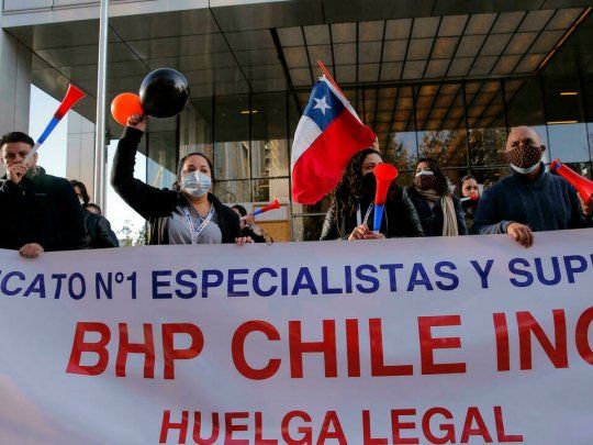 La mina La Escondida en Chile tiene la mayor producción mundial de cobre.