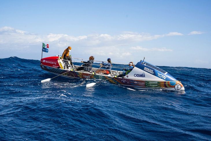 El equipo Oceanida, integrado por las mexicanas Eugenia Méndez, Ana Lucía Valencia, Andrea Gutiérrez y Lucila Muriel hicieron historia al navegar durante 45 días, una hora y 35 minutos desde las Islas Canarias hasta el Caribe. El equipo Oceanida, integrado por las mexicanas Eugenia Méndez, Ana Lucía Valencia, Andrea Gutiérrez y Lucila Muriel hicieron historia al navegar durante 45 días, una hora y 35 minutos desde las Islas Canarias hasta el Caribe.
