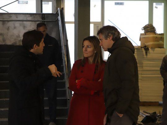 Felipe Miguel y Soledad Acuña recorrieron las obras.