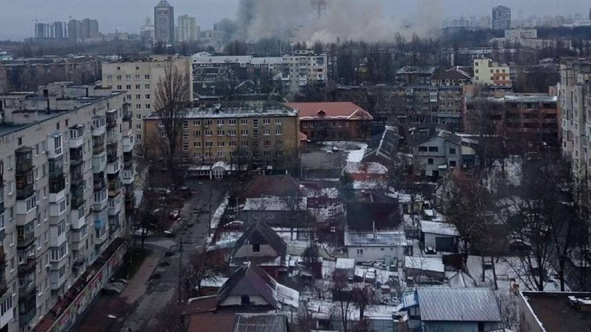 TV tower attacked in Kiev