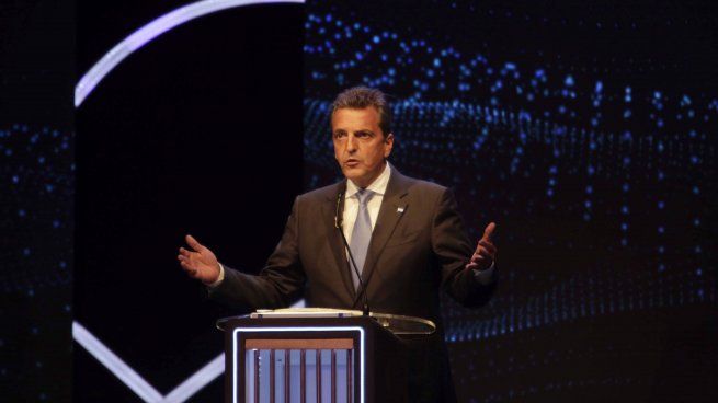 Sergio Massa, candidato presidencial de Unión por la Patria.