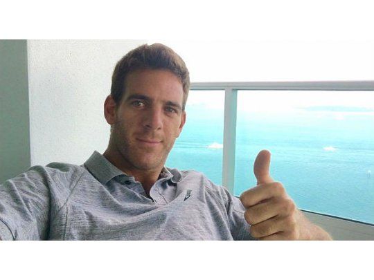 Del Potro todavía en Miami, la foto que acompañó el texto publicado en sus redes sociales.