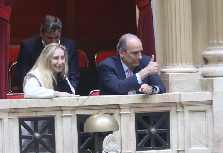 Karina Milei junto a Guillermo Francos. Karina Milei junto a Guillermo Francos.