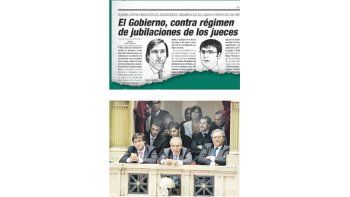 ámbito.com | Ámbito Financiero anticipó la decisión del Gobierno.; Comparten palco ayer en el Congreso Diego Bossio (titular de la ANSES), José López (secretario de Obras Públicas), Juan Carlos Pezoa (secretario de Hacienda), Mariano Recalde (titular de Aerolíneas Arg