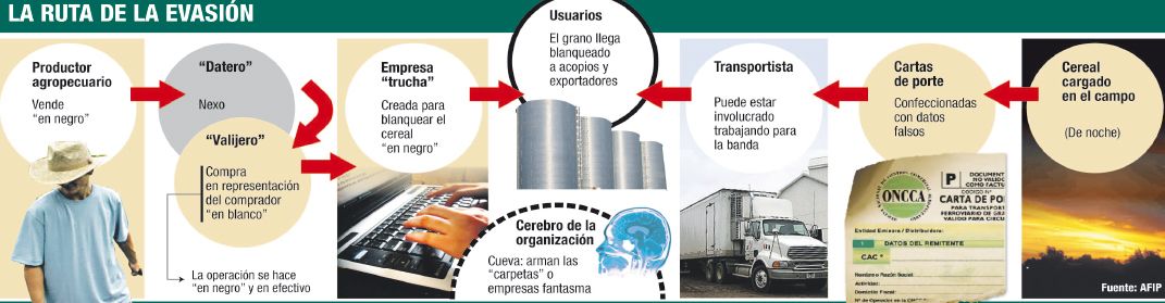 AFIP desbarató asociación ilícita que ocultaba ventas agrícolas (foto 1)