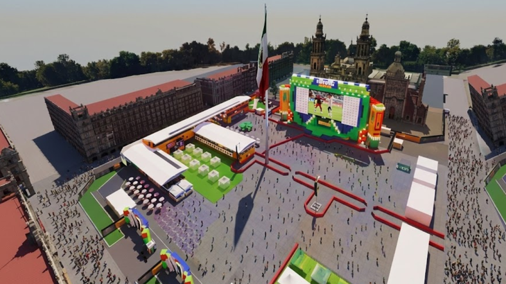 El Fan Fest en CDMX durante el Mundial 2026. El Fan Fest en CDMX durante el Mundial 2026.
