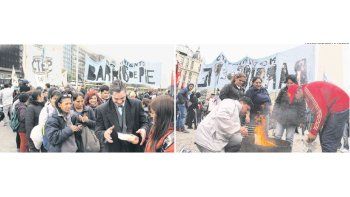 Otra protesta cortó calles en el país con ollas populares