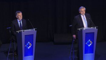 Mauricio Macri y Alberto Fernández.