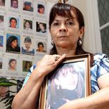 Susana Trimarco junto a un cuadro de su hija, Marita Verón. Susana Trimarco junto a un cuadro de su hija, Marita Verón.