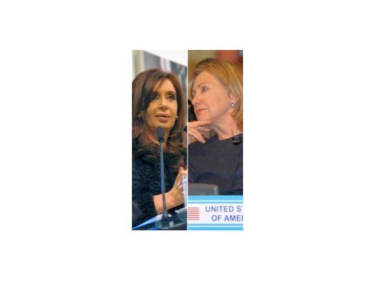 Cristina Fernández de Kirchner y Hillary Clinton.