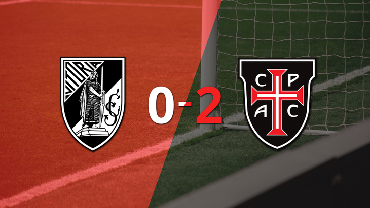 Casa Pia, de visitante, derrotó 2-0 a Vitória Guimarães