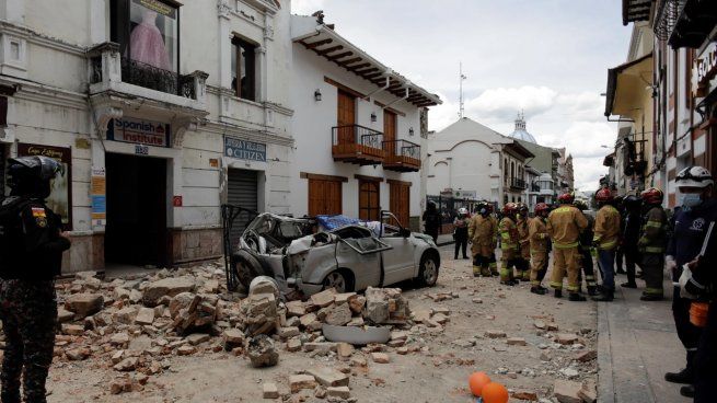 El Instituto Geofísico de Ecuador informó que la magnitud del terremoto fue de 6,5.