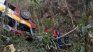 This is how the bus that fell down the ravine in Brazil looked like This is how the bus that fell down the ravine in Brazil looked like