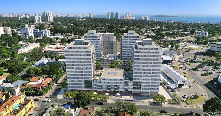 El proyecto ubicado en Maldonado, en Punta del Este